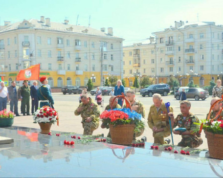 На Кузбассе возложили цветы  к мемориалам героев Великой Отечественной войны