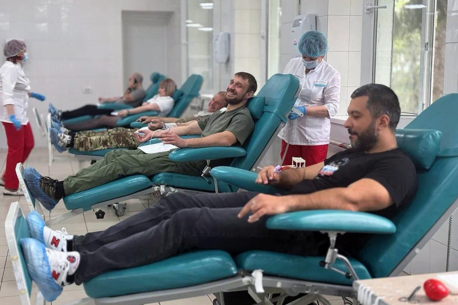 Ветераны СВО Курской области сдали кровь