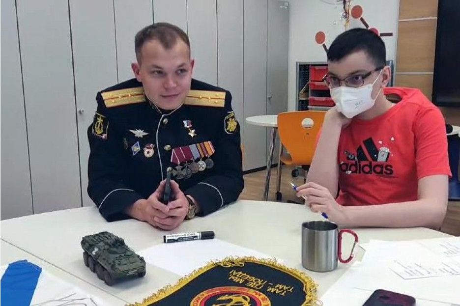 Герои СВО встретились с маленькими бойцами
