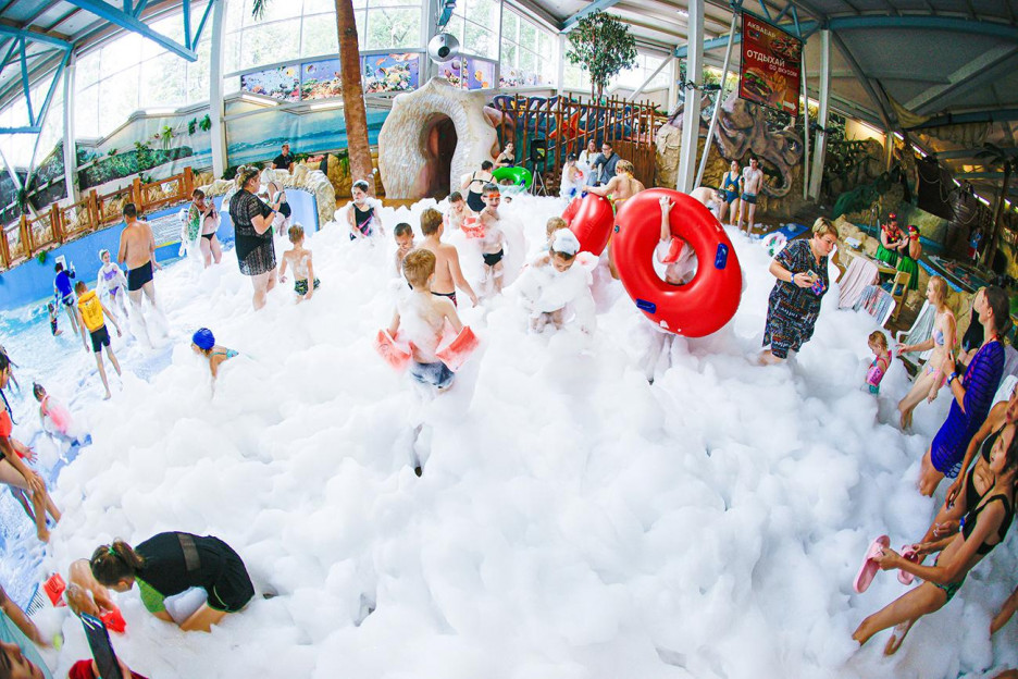 В аквапарке «Чудо-остров» прошёл праздник для детей участников СВО