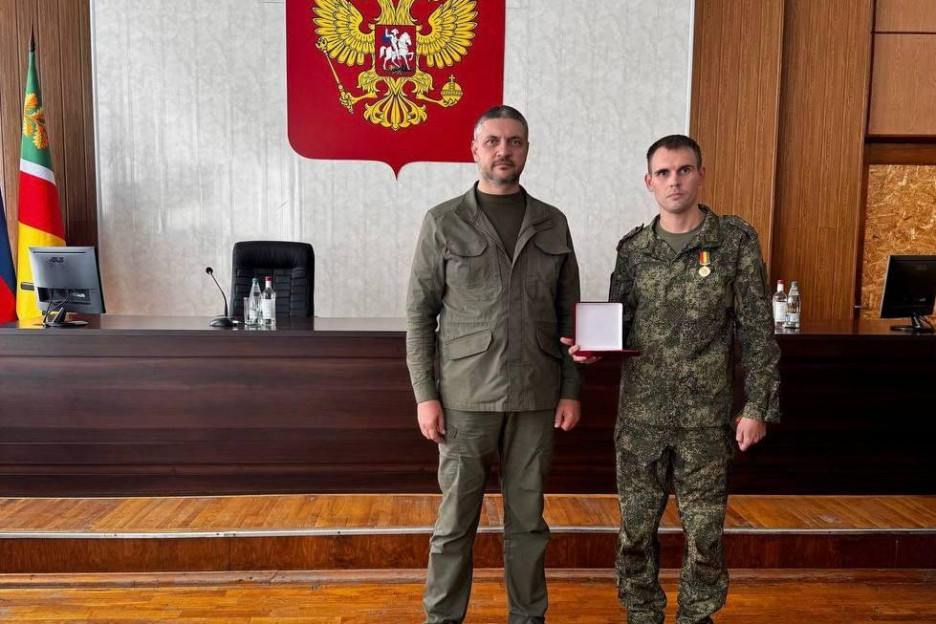 Руководитель Дубненского отделения Ассоциации ветеранов СВО награждён медалью «За честь и мужество»