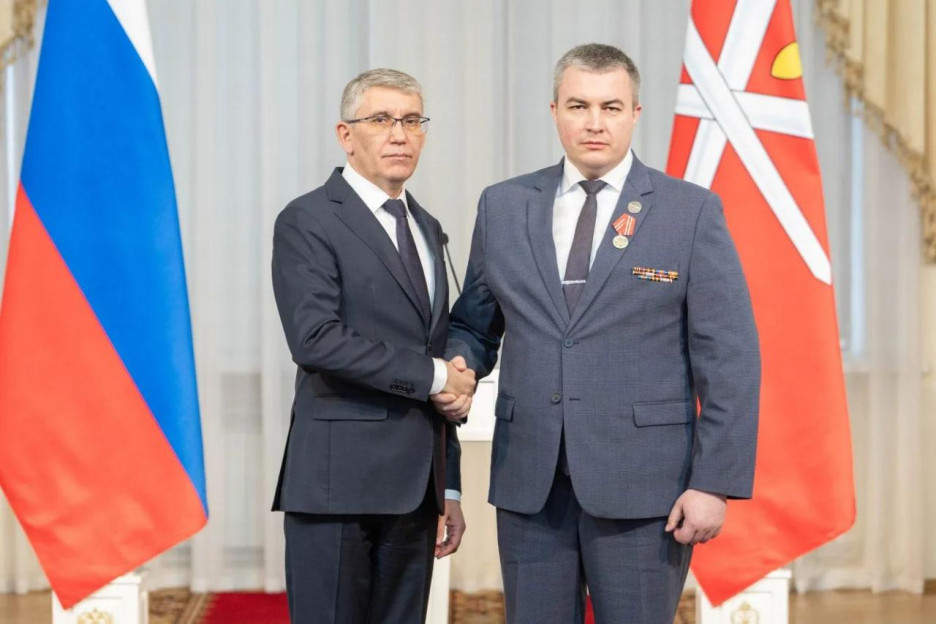 В Тульской области наградили заместителя региональной Ассоциации ветеранов СВО