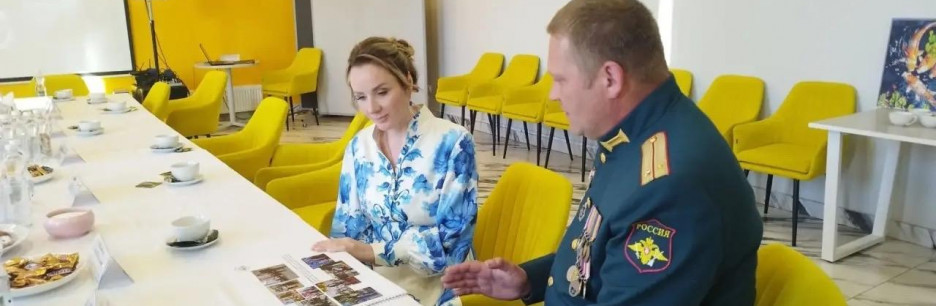 Детскому омбудсмену Марии Львовой-Беловой в Пензенской области представили Всероссийскую акцию Ассоциации ветеранов СВО «Быть рядом»
