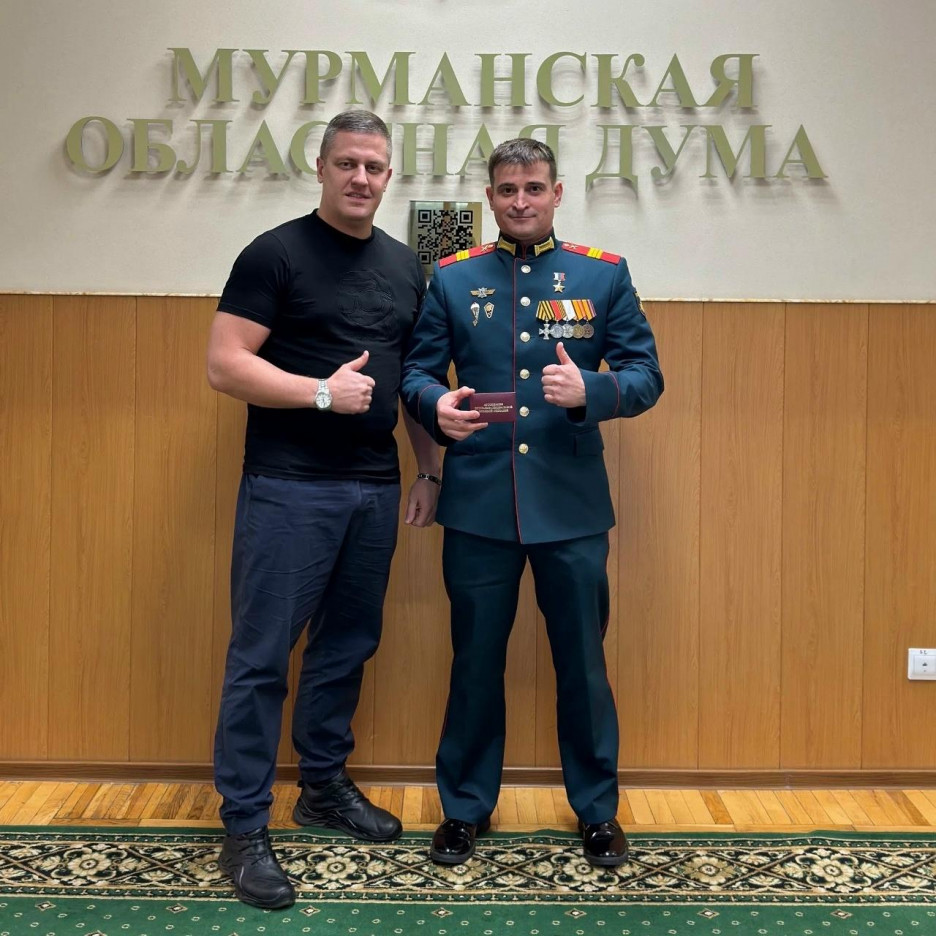 Герой России, депутат Мурманской областной Думы Иван Хрусталёв вступил в ряды региональной Ассоциации ветеранов СВО
