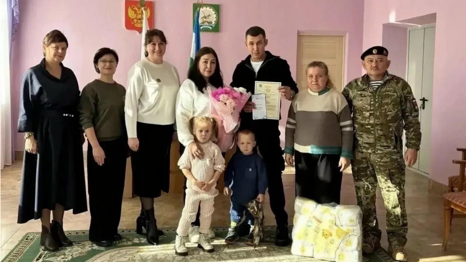 Участник Ассоциации ветеранов СВО Башкортостана Ильдар Хафизов стал отцом в восьмой раз
