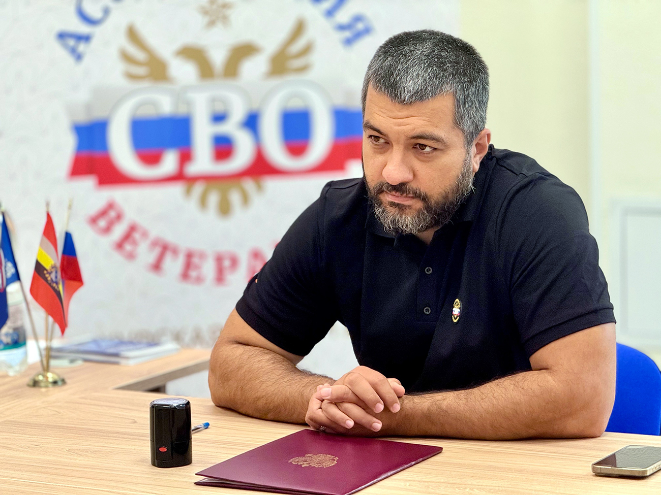 Председатель Ассоциации ветеранов СВО Курской области Дмитрий Гулиев