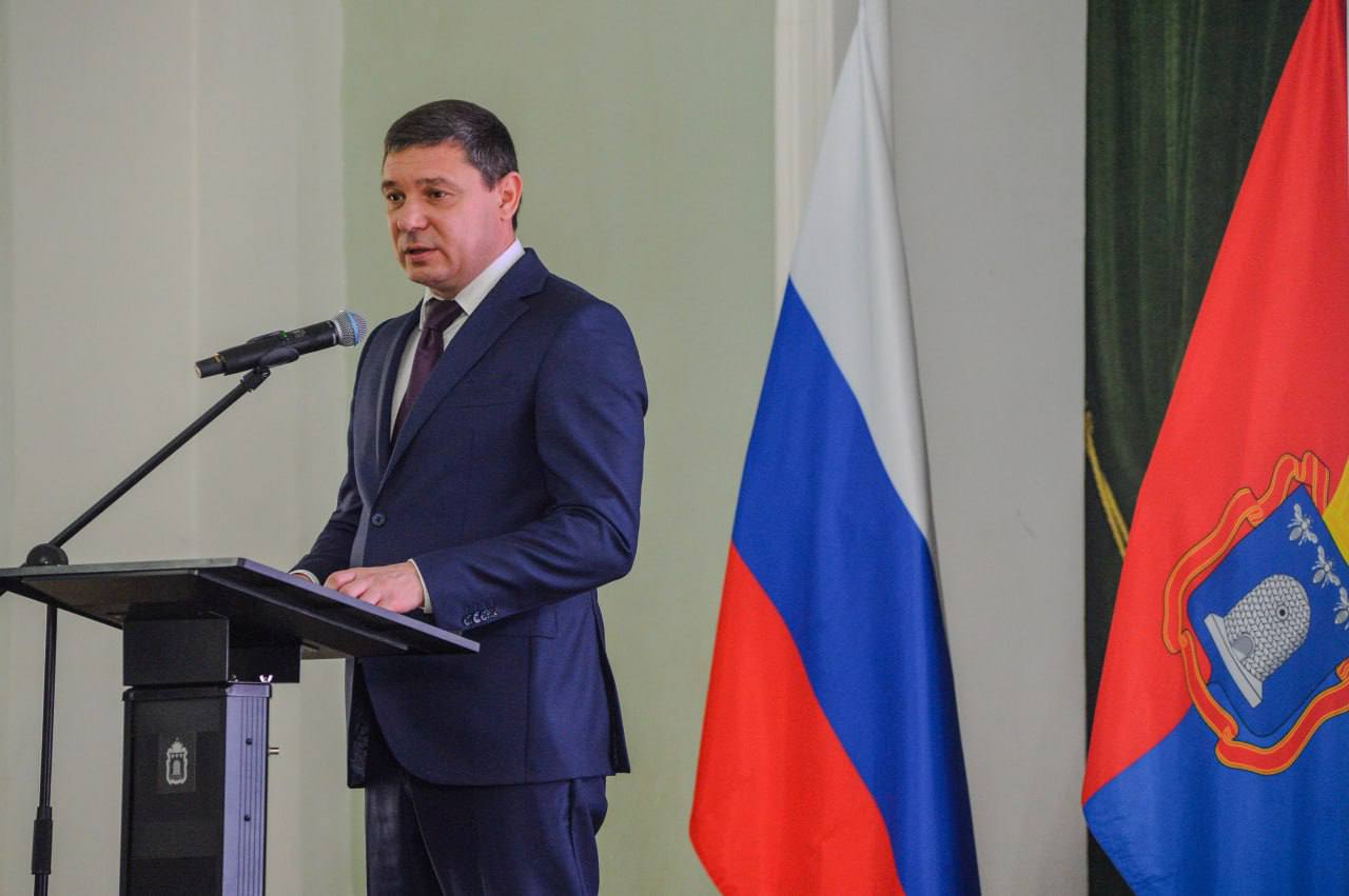 Врио главы Тамбовской области, член Ассоциации ветеранов СВО Евгений Первышов
