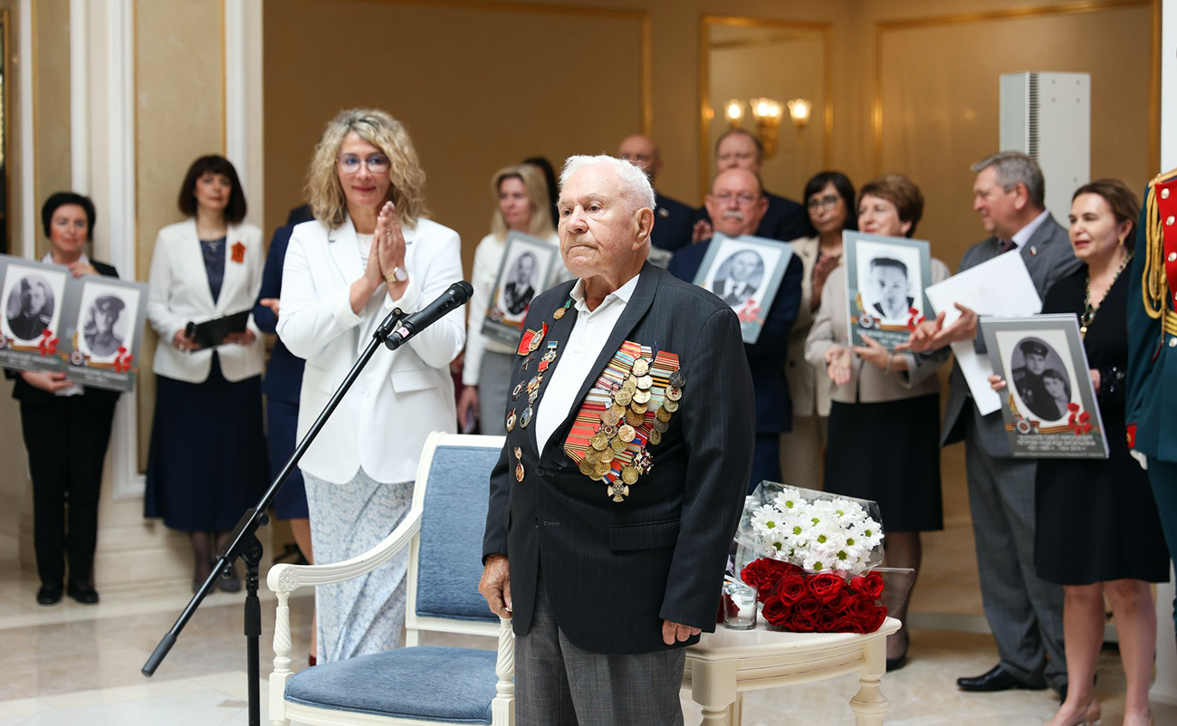 102-летний ветеран Великой Отечественной войны Михаил Пеймер